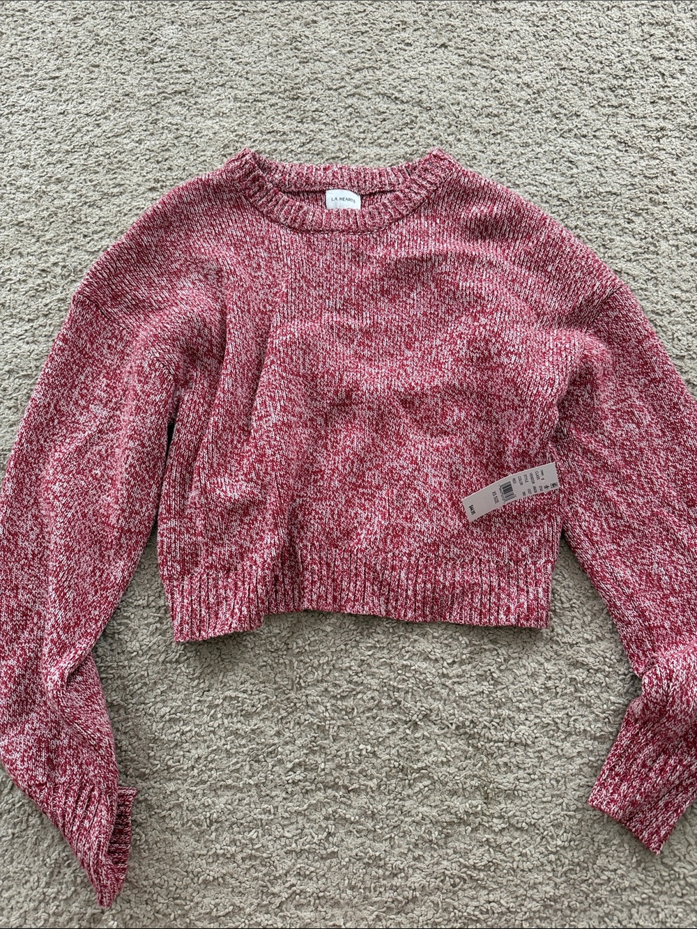 LA Hearts - Red Crewneck Sweater